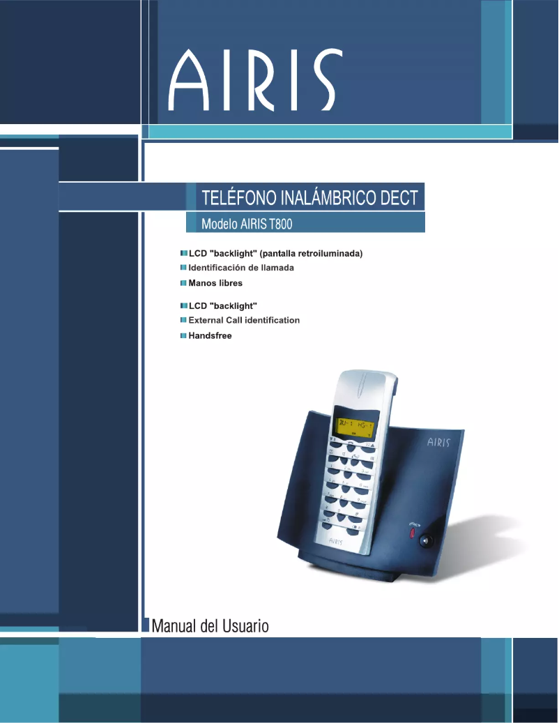 First page image of the manual for T800