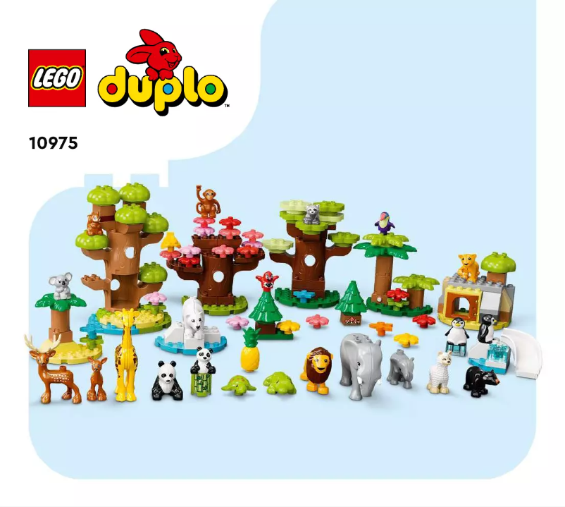 Page 1 of the manual User Manual Lego Duplo 10975