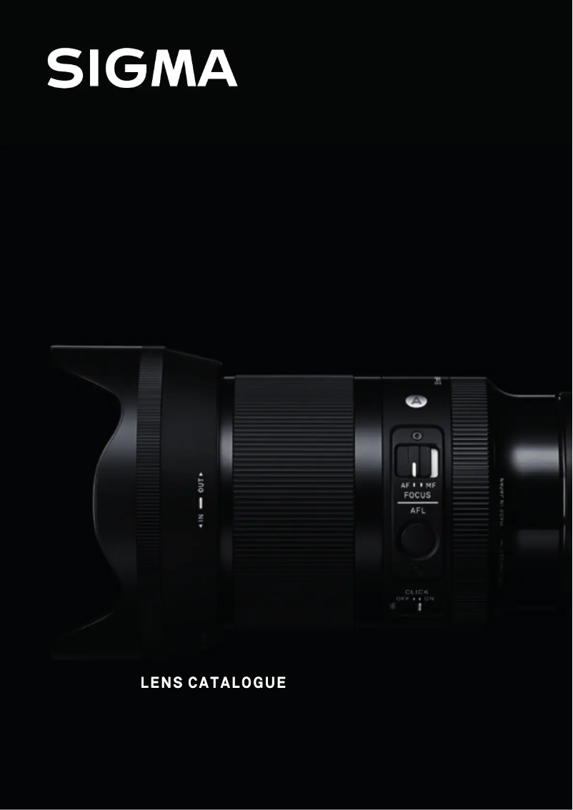 First page image of the manual for 14-24mm F2.8 DG HSM