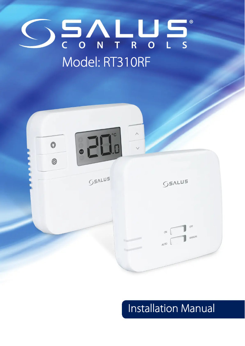 First page image of the manual for RT310RF