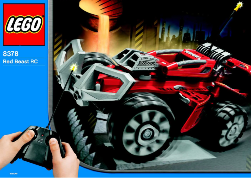 Page 1 of the manual User Manual Lego Red Beast RC