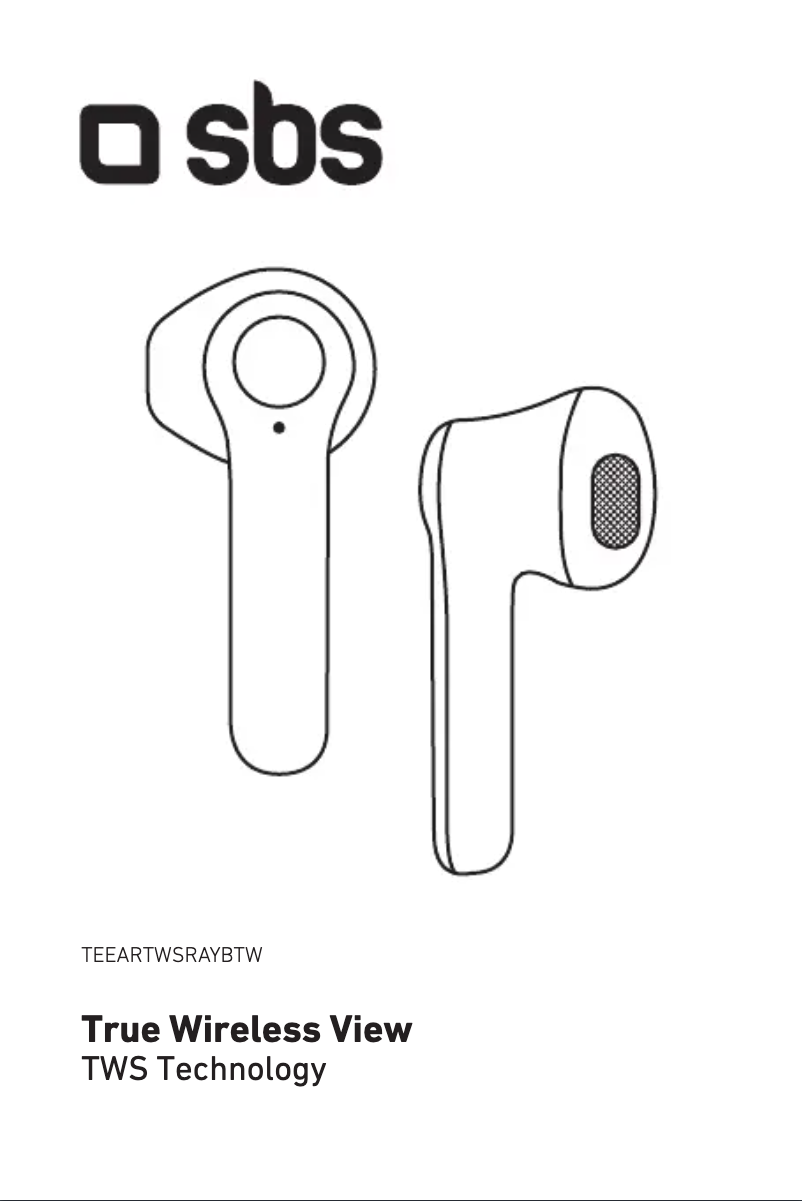 Page 1 of the manual User Manual SBS True Wireless View