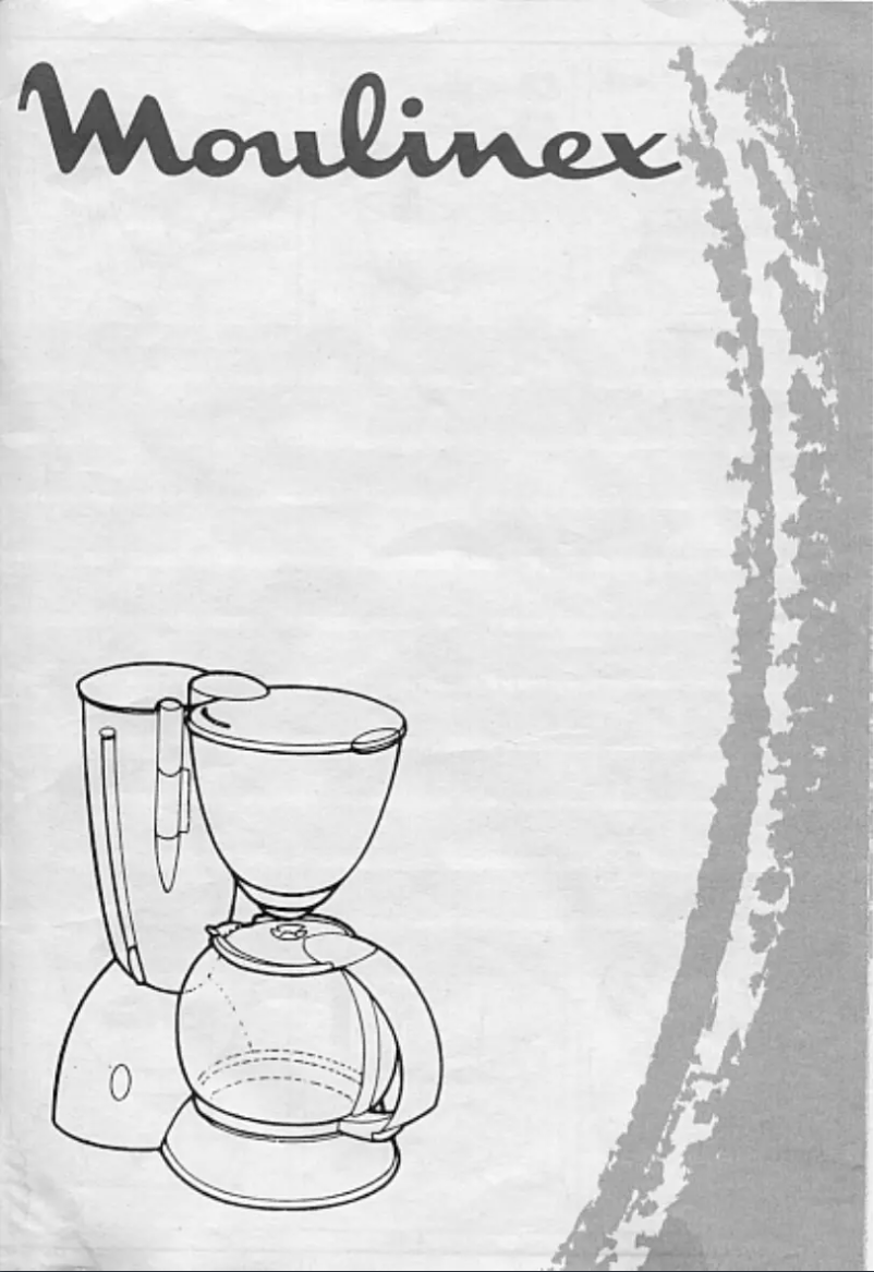 Page 1 of the manual User Manual Moulinex Solea A CG2