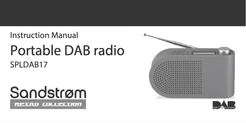 First page image of the manual for SPLDAB17