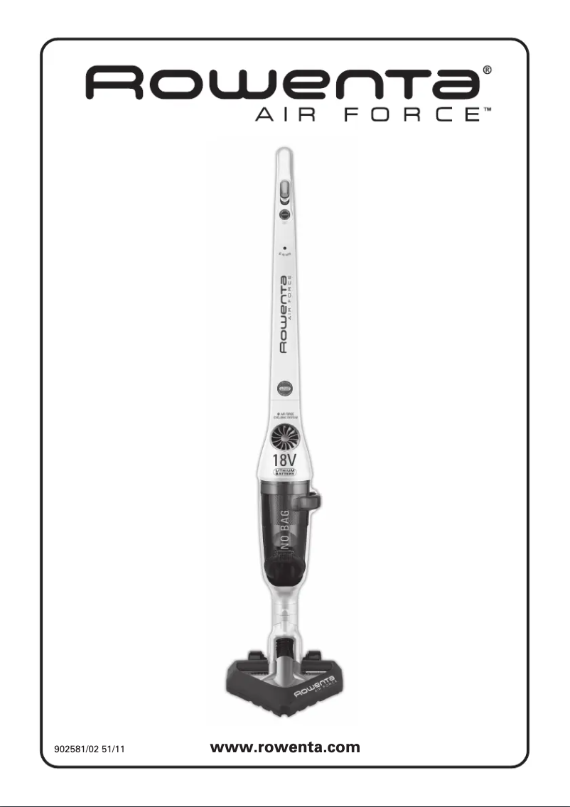 Image de la première page du manuel de l'appareil RH8657