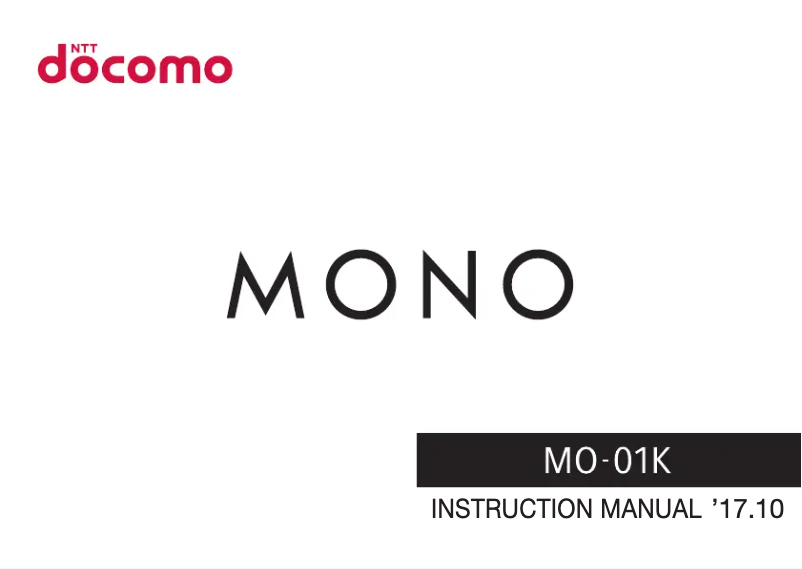 Page 1 of the manual User Manual ZTE Mono MO-01K