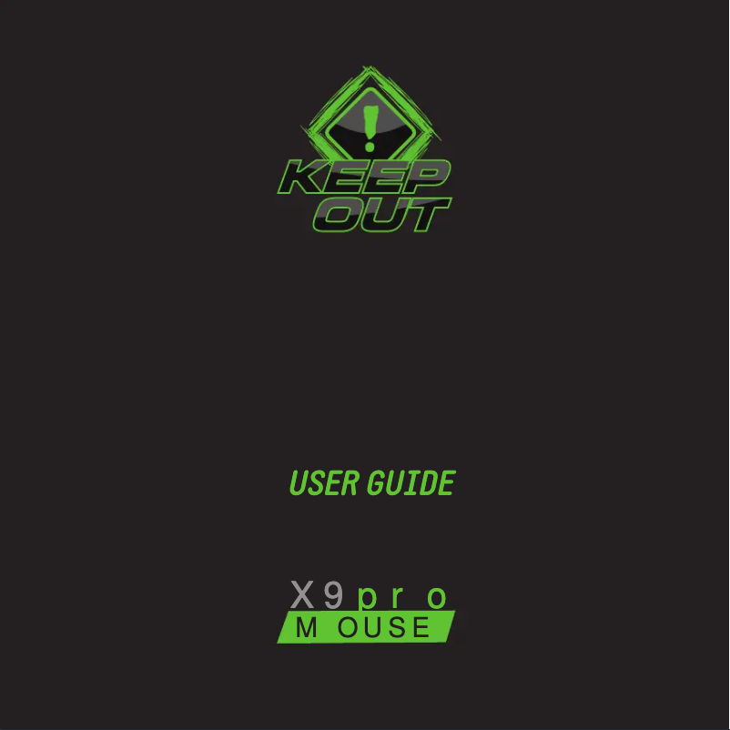 Image de la première page du manuel de l'appareil X9PRO