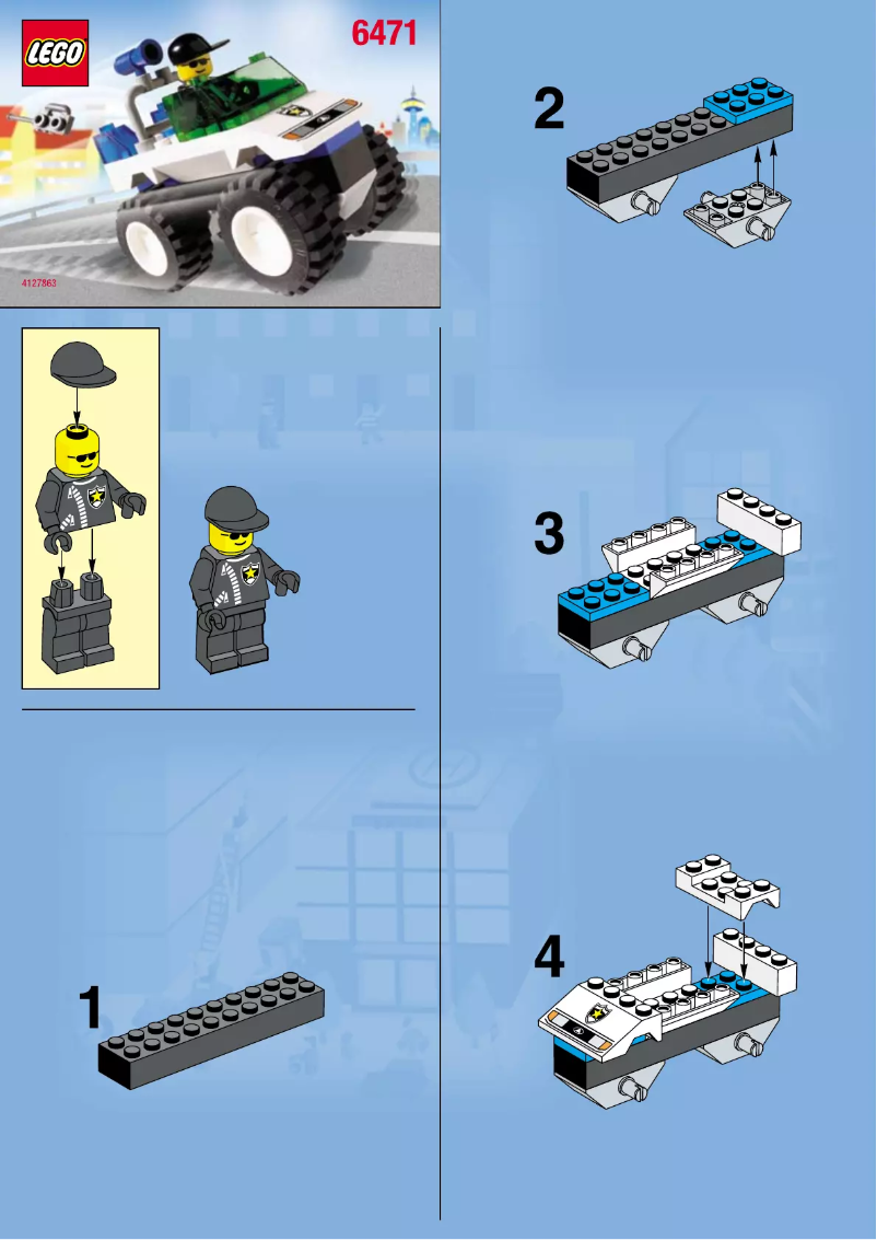 Page 1 of the manual User Manual Lego City 6471