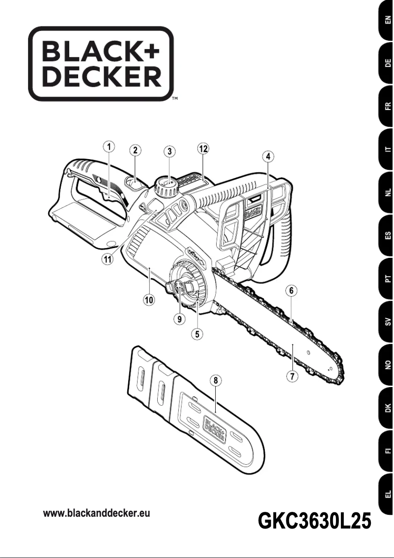 First page image of the manual for GKC3630L25