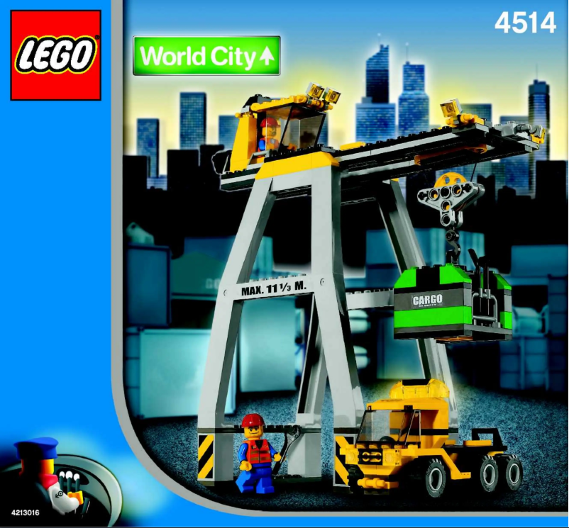 First page image of the manual for Cargo Crane