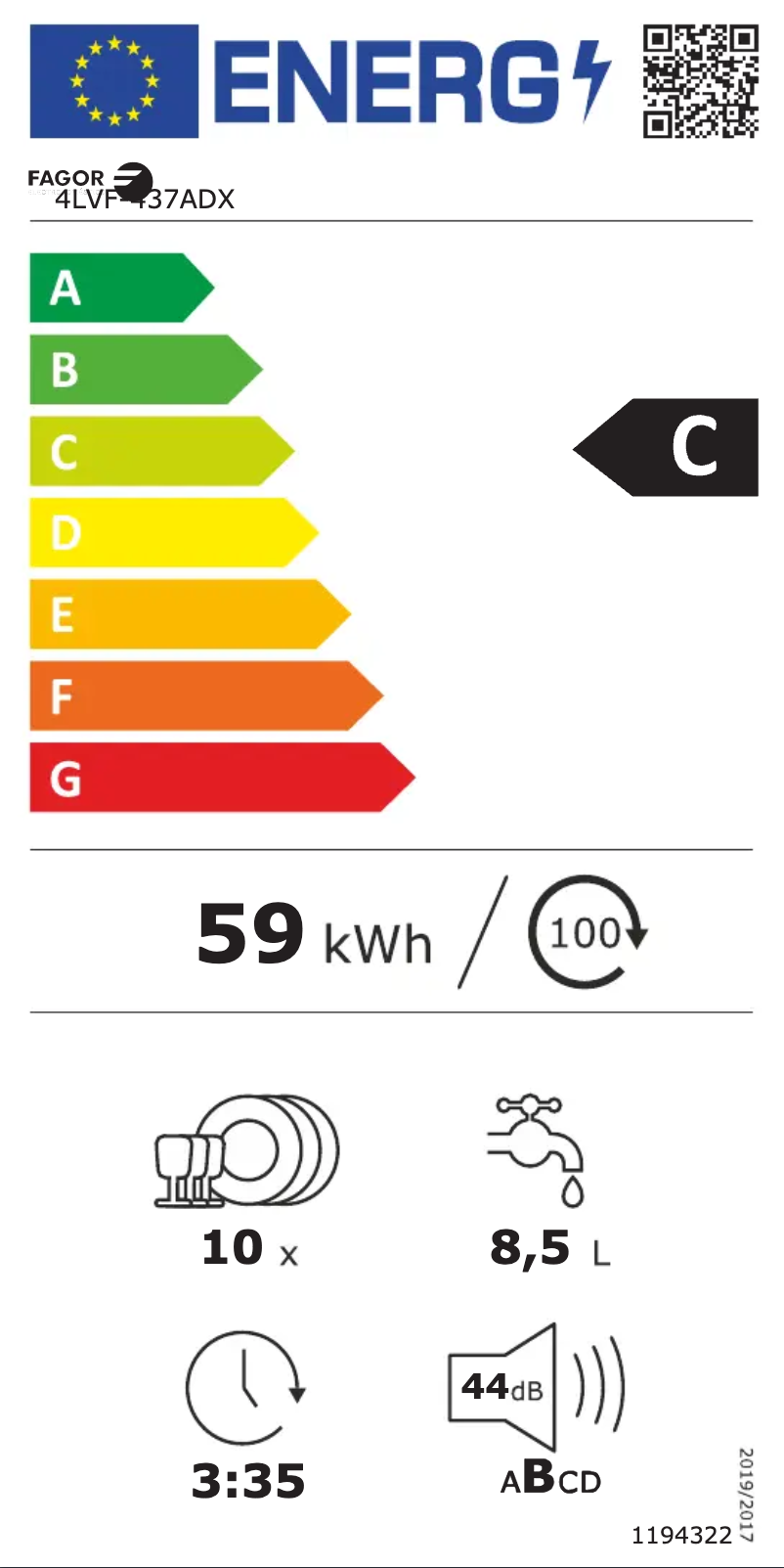 First page image of the manual for 4LVF-437ADX