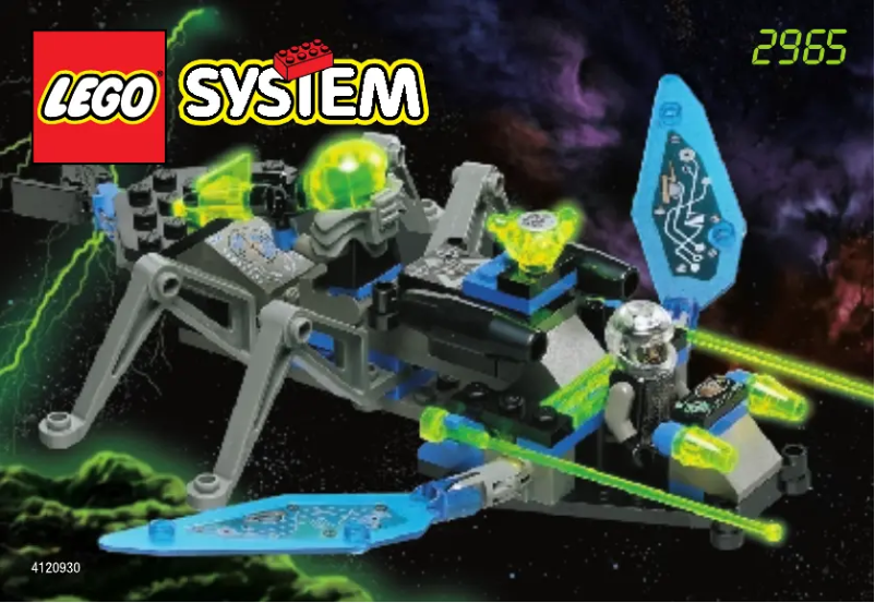 Page 1 of the manual User Manual Lego SPACE INSECTOIDS - INSECT