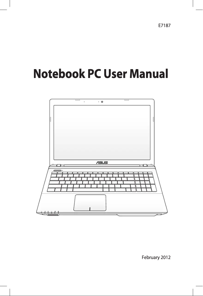 Page 1 of the manual User Manual Asus VD-SX307
