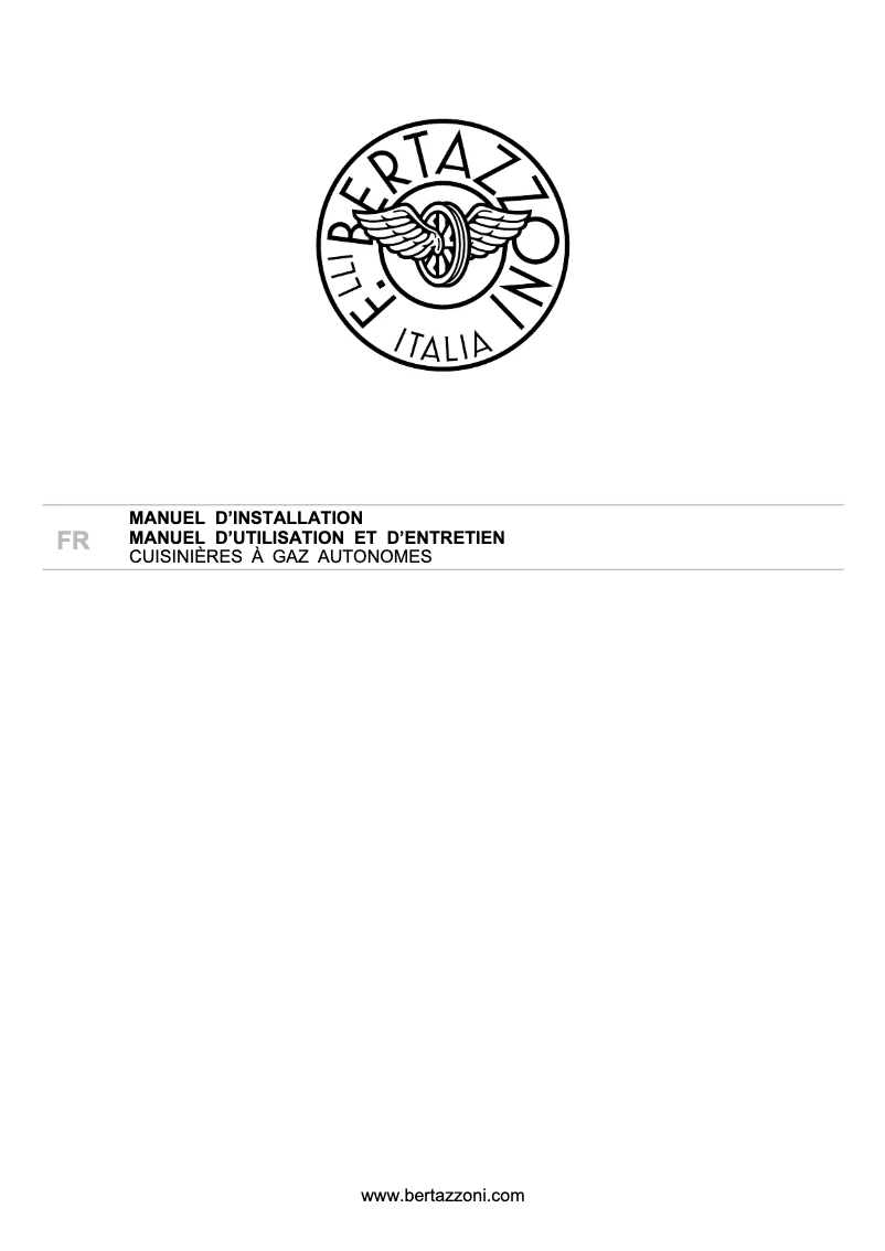 First page image of the manual for PRO244GASXV