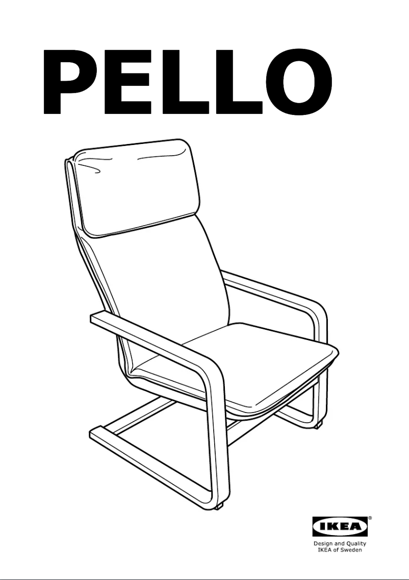 Page 1 of the manual User Manual Ikea PELLO 700.784.63
