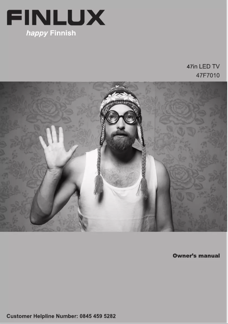 Page 1 of the manual User Manual Finlux 47F7010