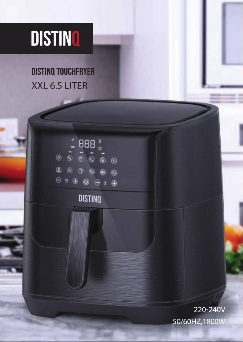 First page image of the manual for TouchFryer DQTFBK01