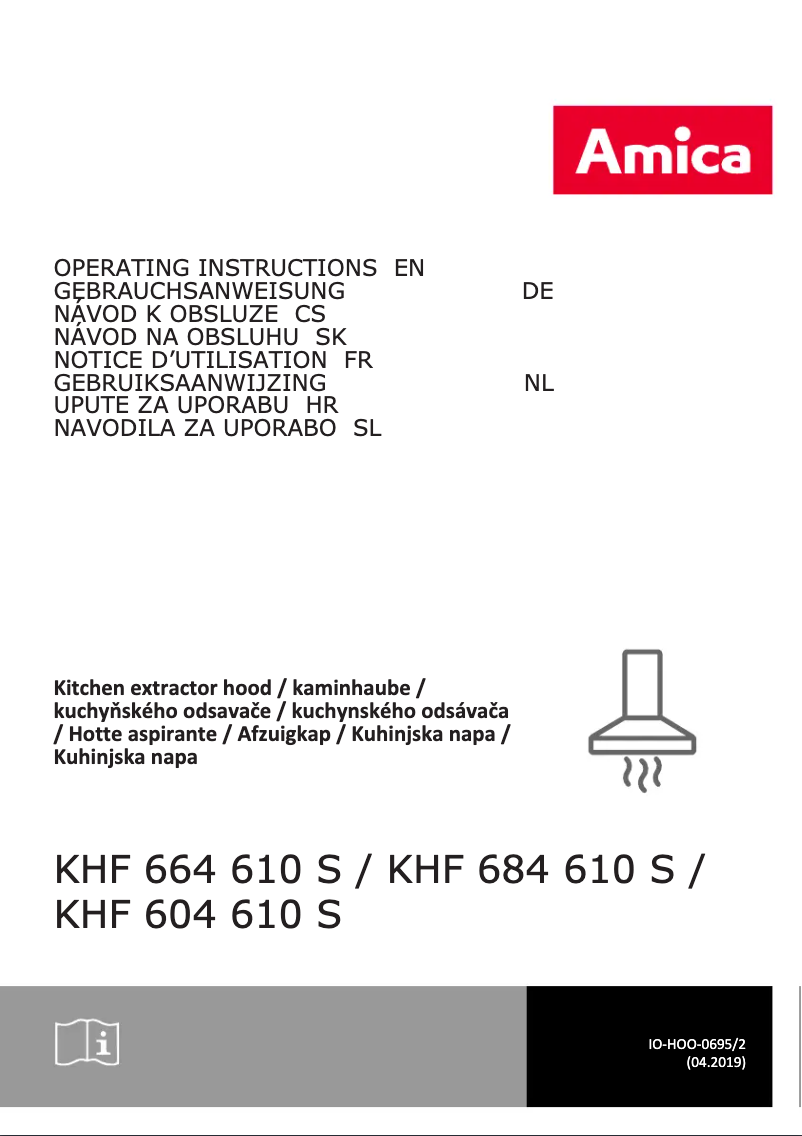 Page 1 of the manual User Manual Amica KHF 664 610 S