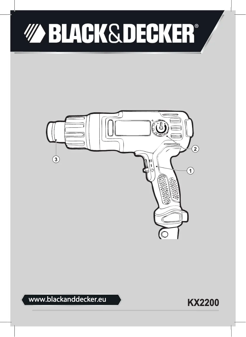 First page image of the manual for KX2200