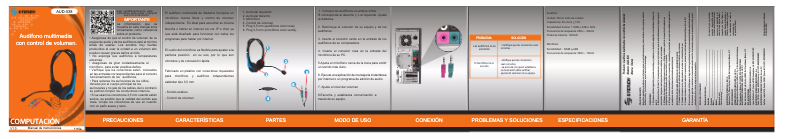 Image de la première page du manuel de l'appareil AUD-538