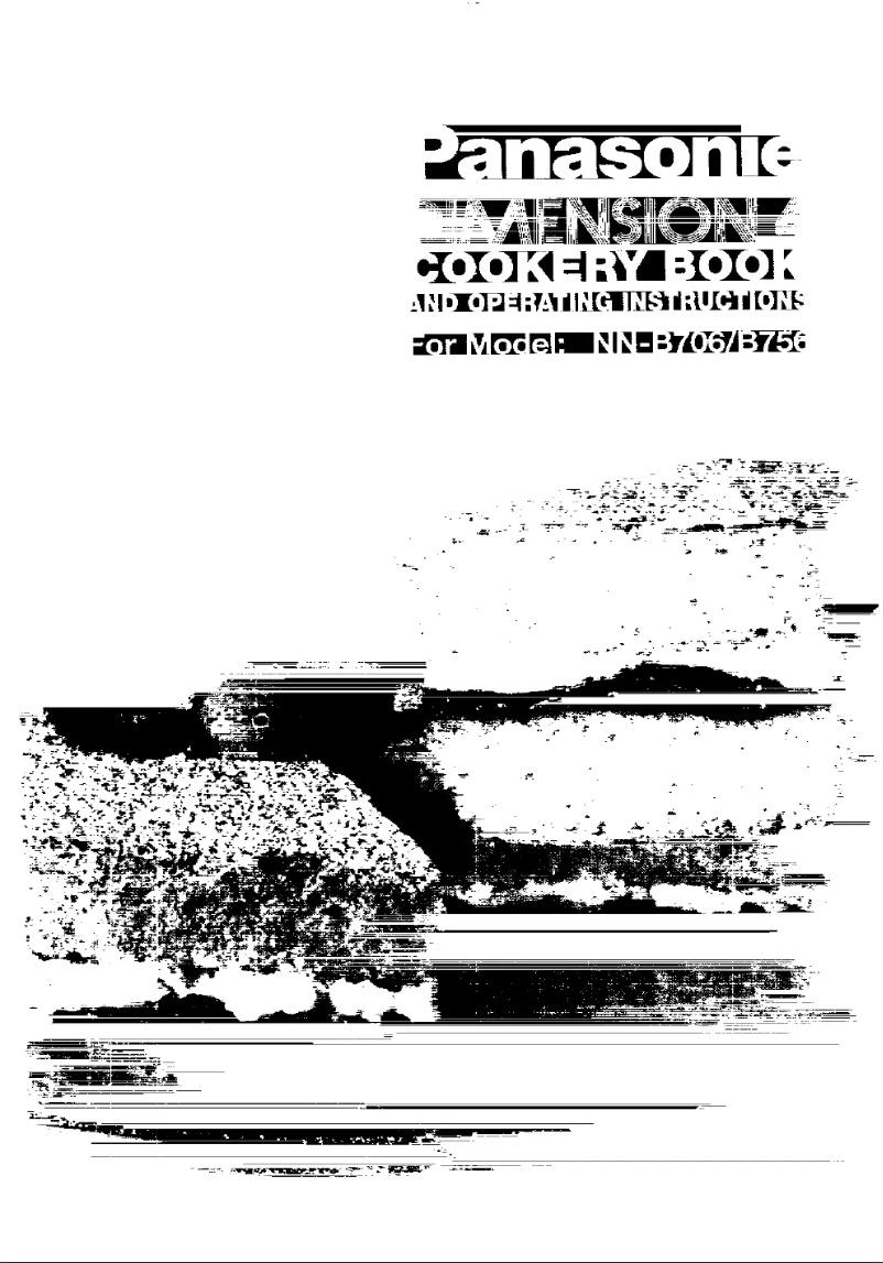 First page image of the manual for NN-B756