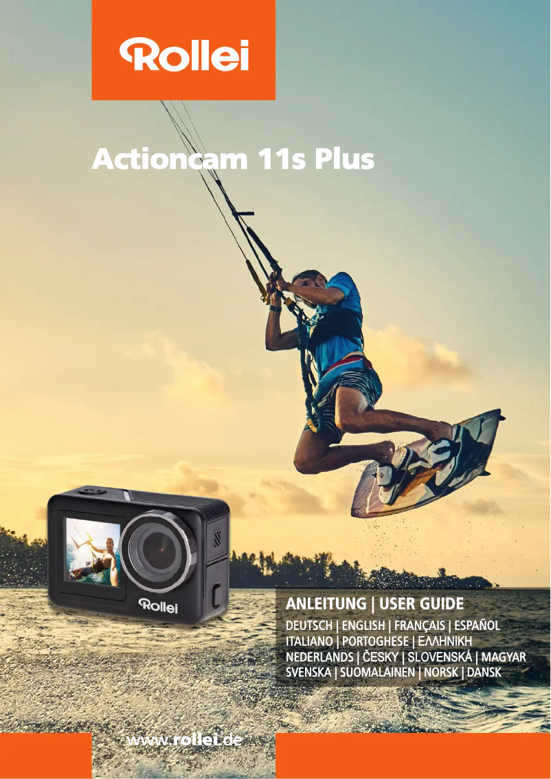 Page 1 of the manual User Manual Rollei Actioncam 11s Plus