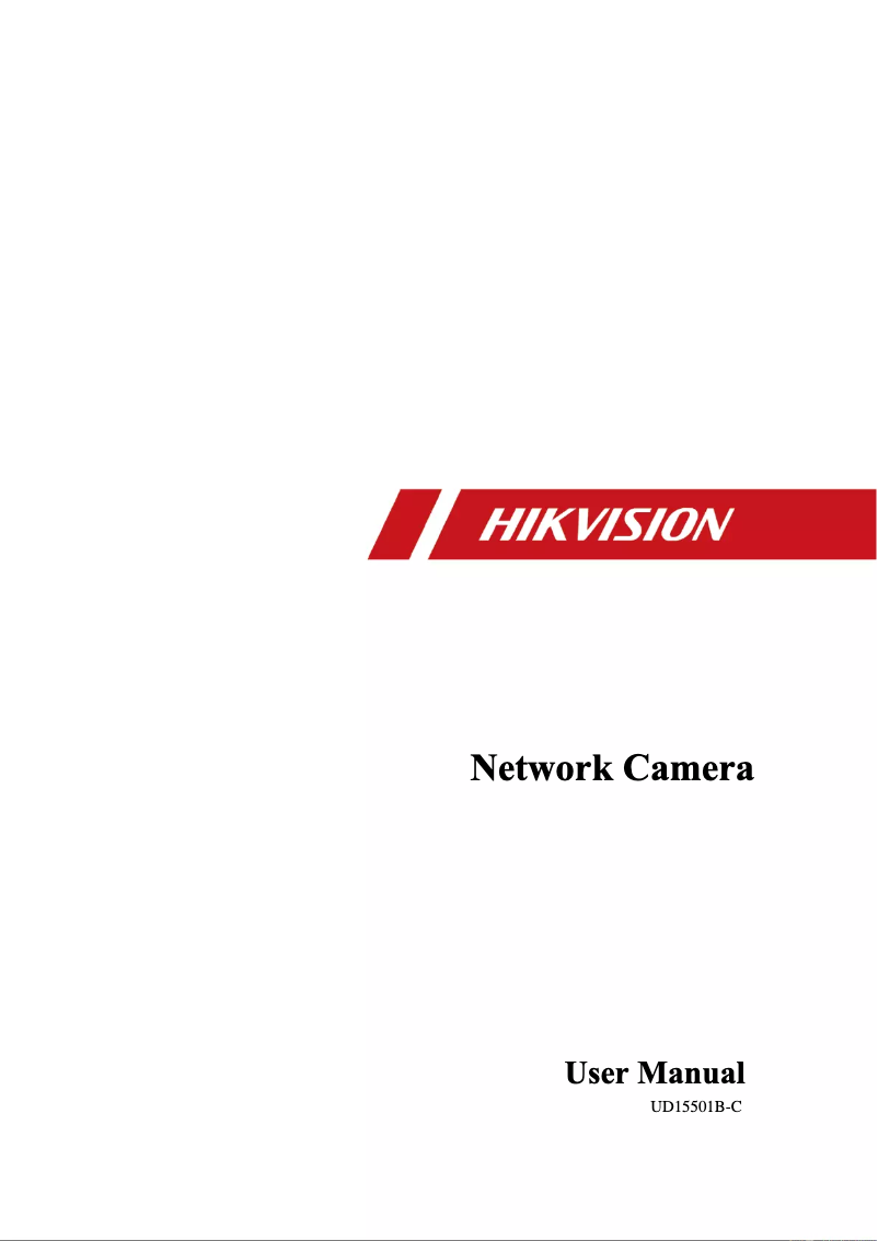 Page 1 of the manual User Manual Hikvision DS-2CD6825G0