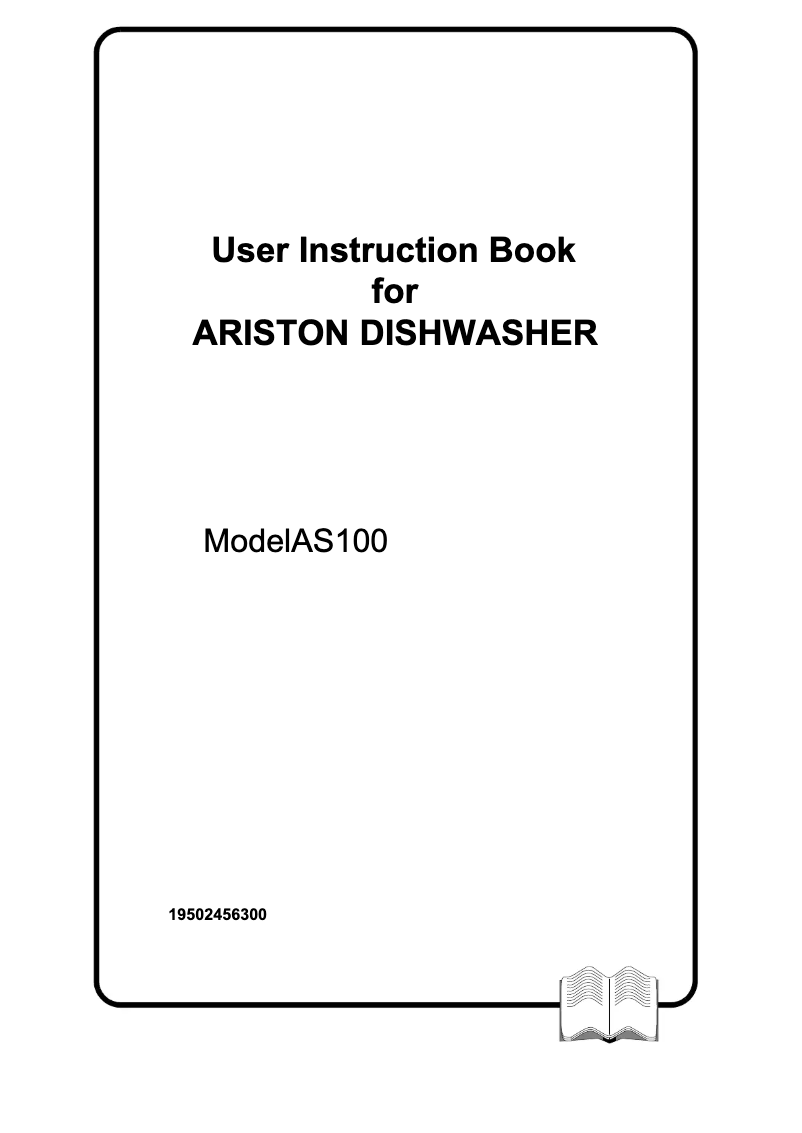 First page image of the manual for AS100