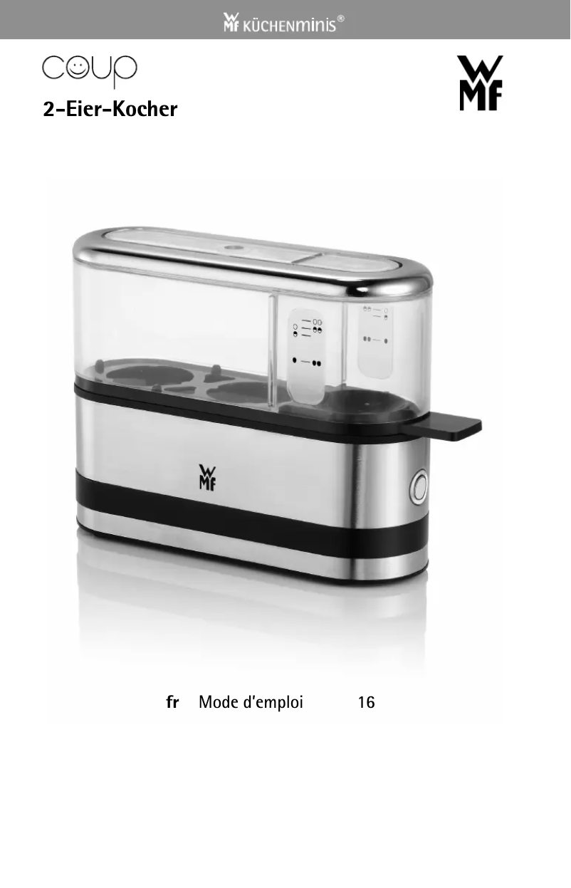 First page image of the manual for Kuchenminis