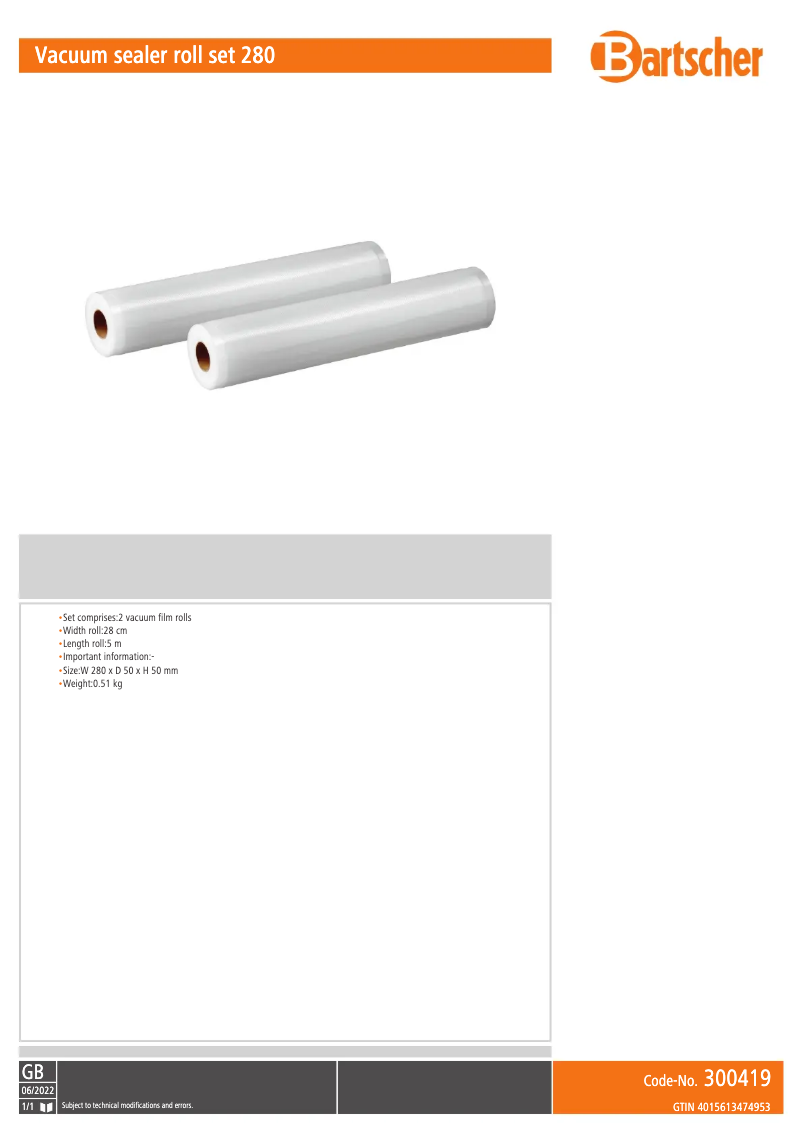 First page image of the manual for 300419