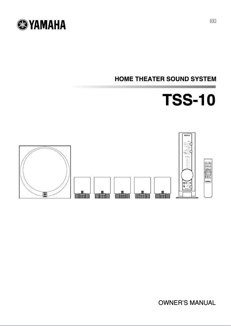 First page image of the manual for TSS-10