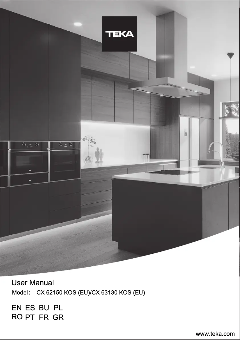 First page image of the manual for CX 63130 KOS