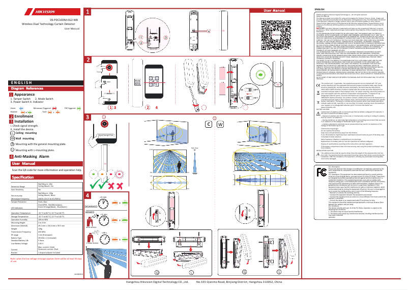 First page image of the manual for DS-PDC10DM-EG2-WB