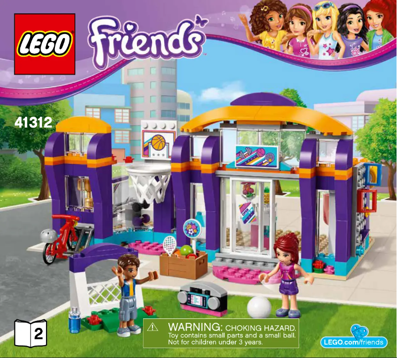 Page 1 of the manual Visual Instructions Lego Friends 41312
