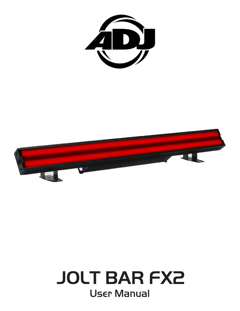 First page image of the manual for Jolt Bar FX2