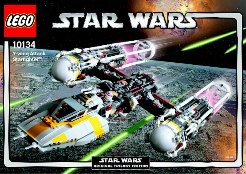 First page image of the manual for Y-wing Attack Starfighter (TM)