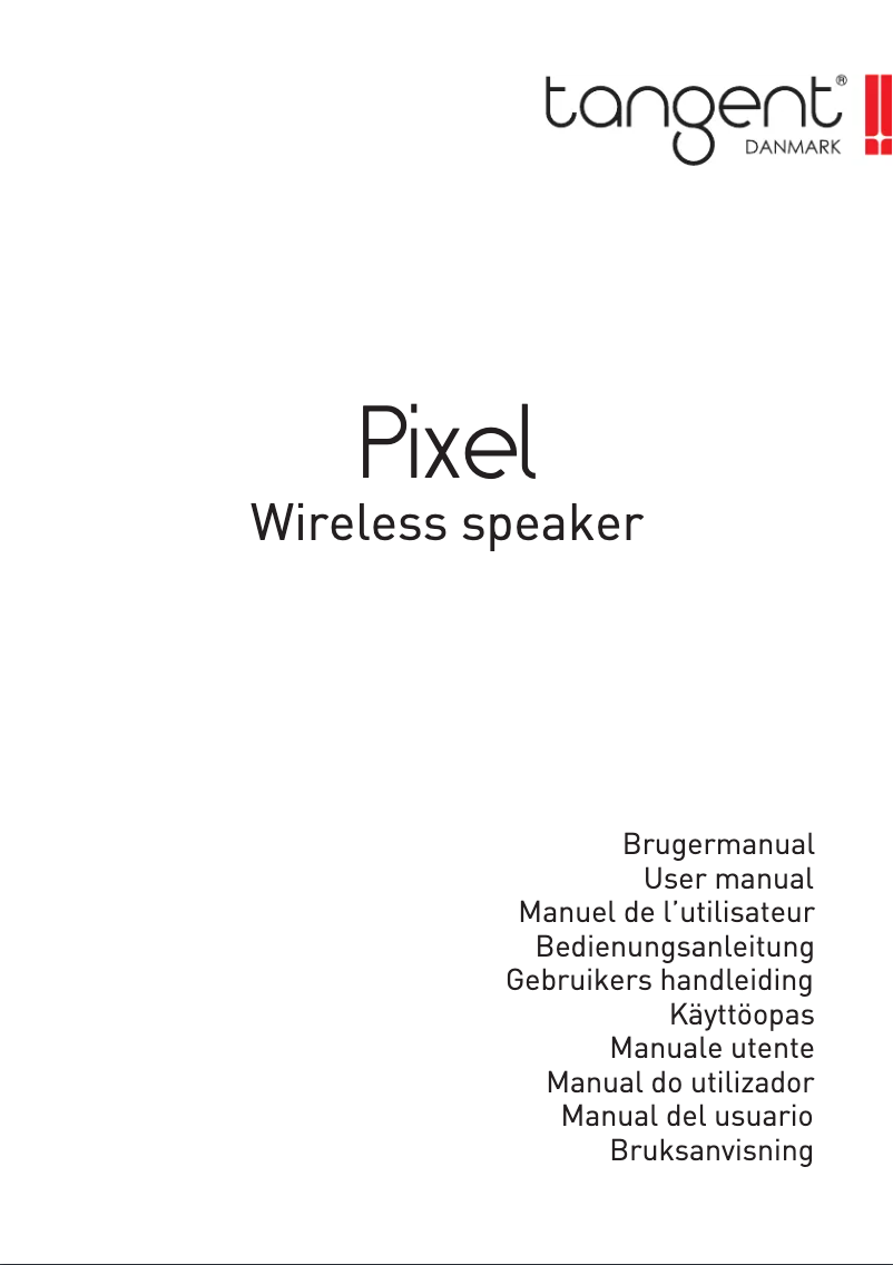 First page image of the manual for Pixel