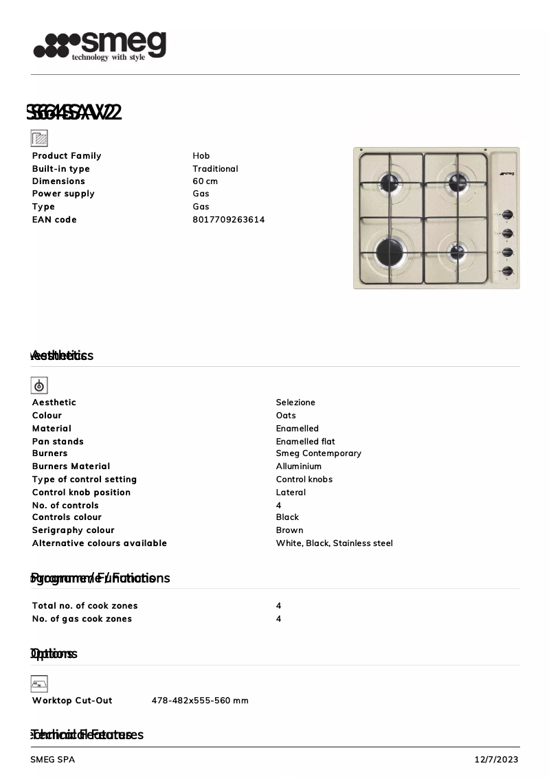 First page image of the manual for S64SAV2