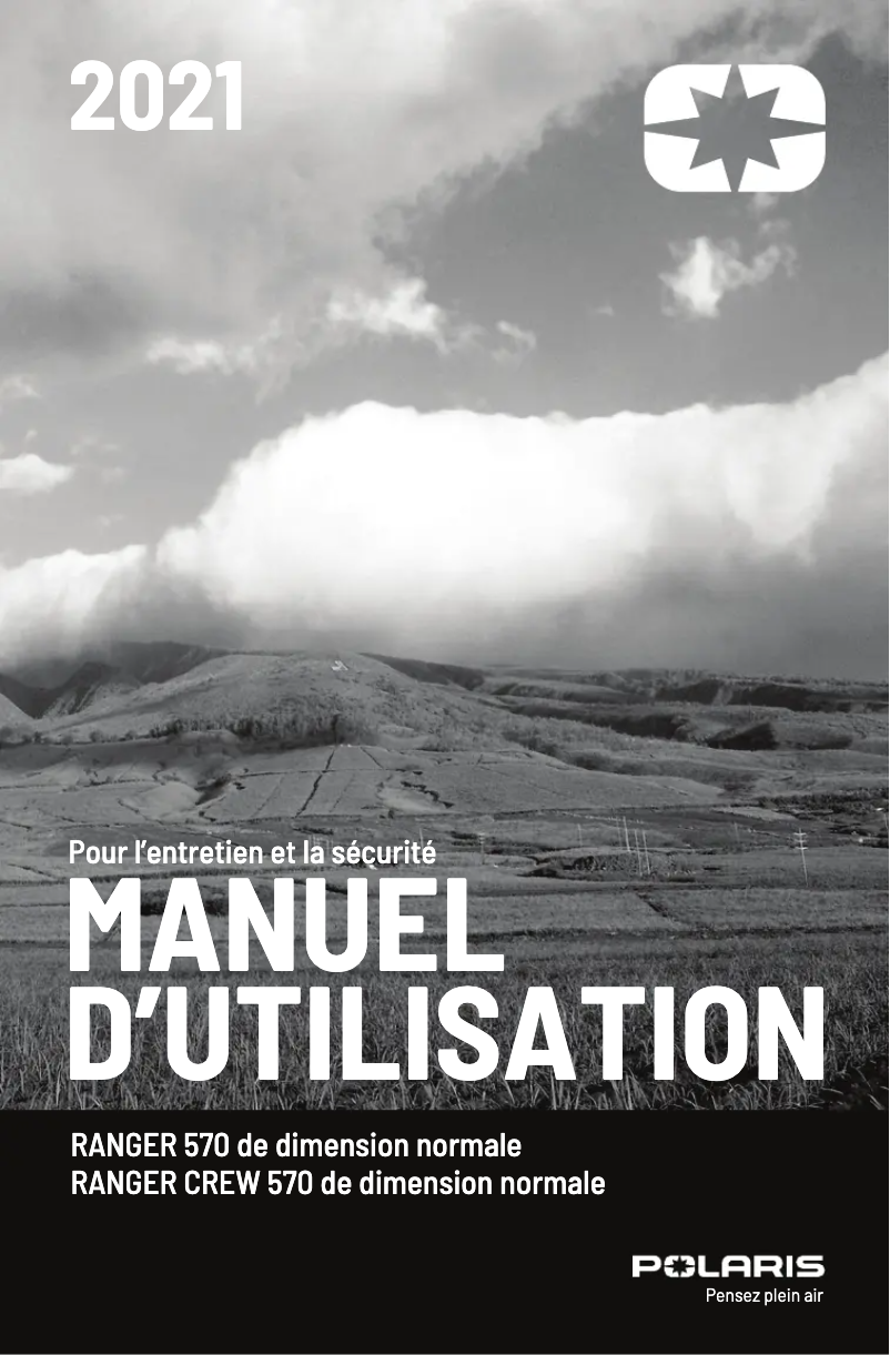 Page 1 of the manual User Manual Polaris Ranger Crew 570 (2021)