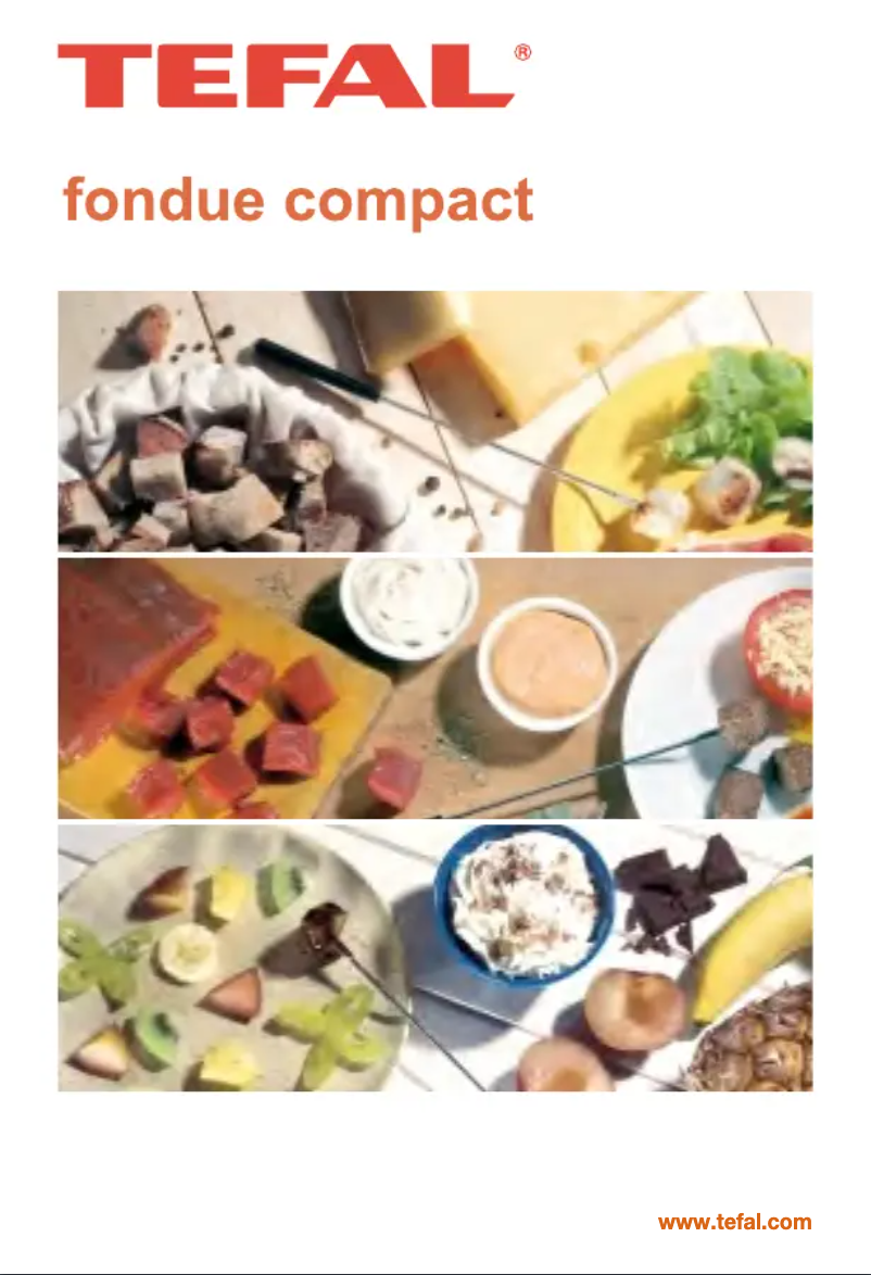 First page image of the manual for Fondue compact EF1000