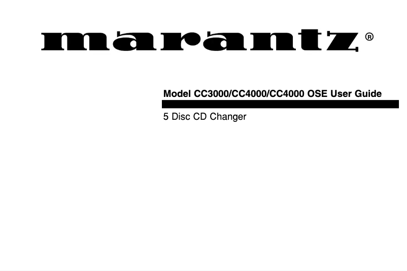 First page image of the manual for CC3000