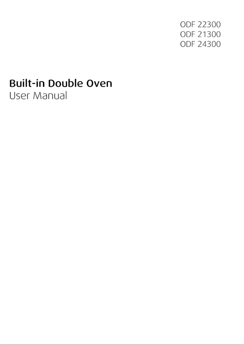 First page image of the manual for ODF 24300