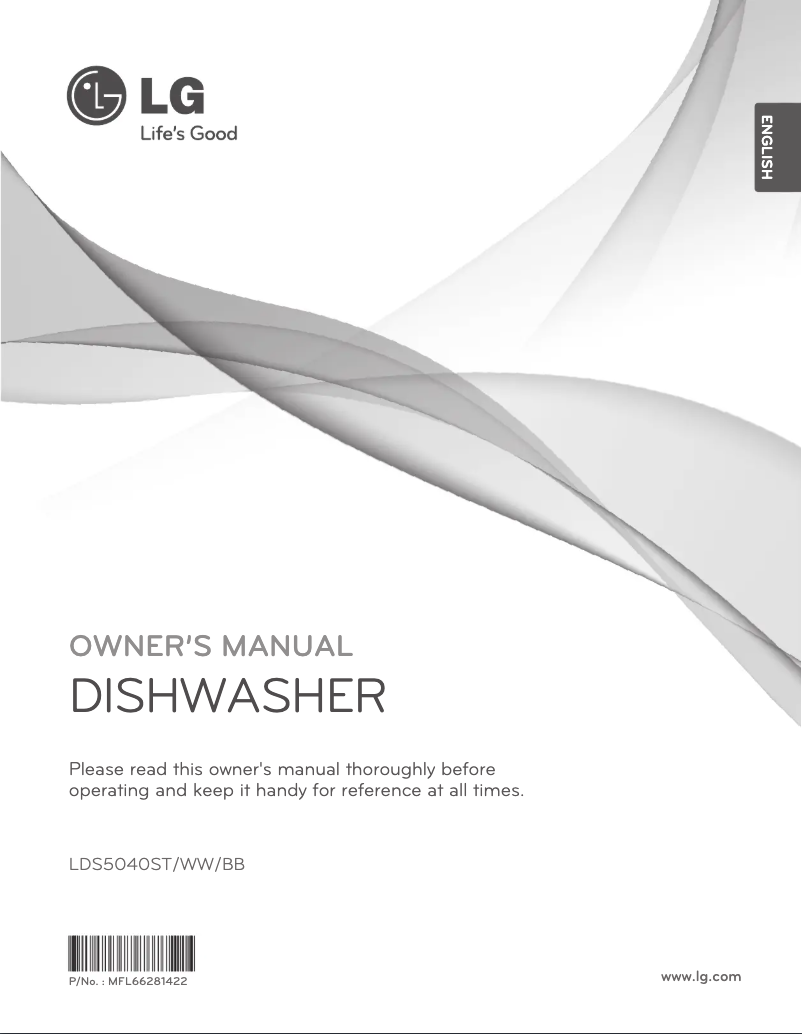 Page 1 of the manual User Manual LG LDS5040BB