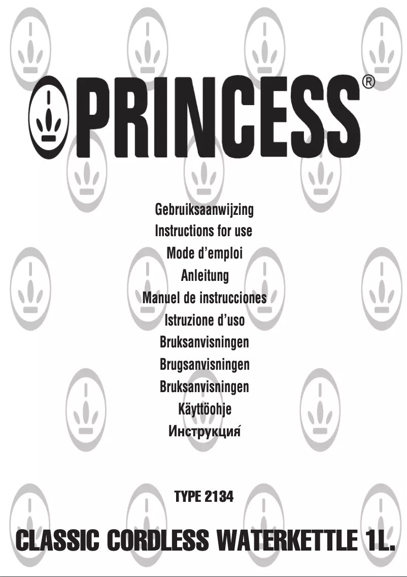 Image de la première page du manuel de l'appareil 2134