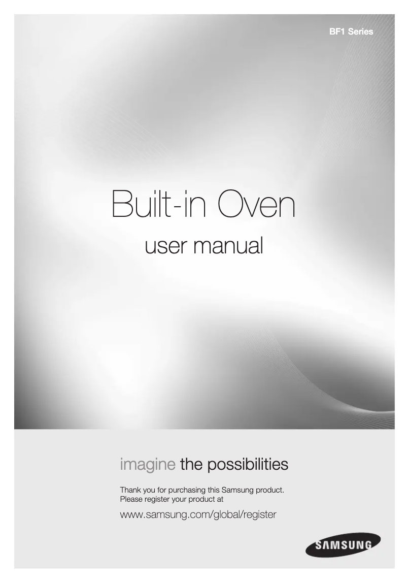 Page 1 of the manual User Manual Samsung BF1N3T009