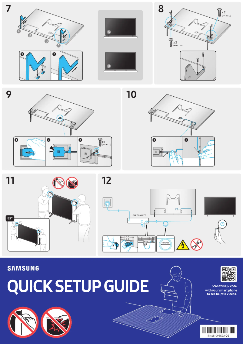 First page image of the manual for QN55Q900R