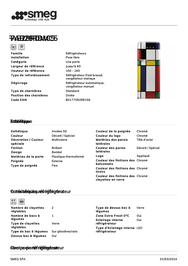 First page image of the manual for FAB28RDMC5