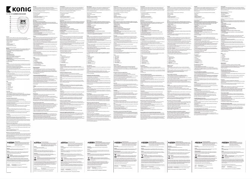 First page image of the manual for HC-SM10N