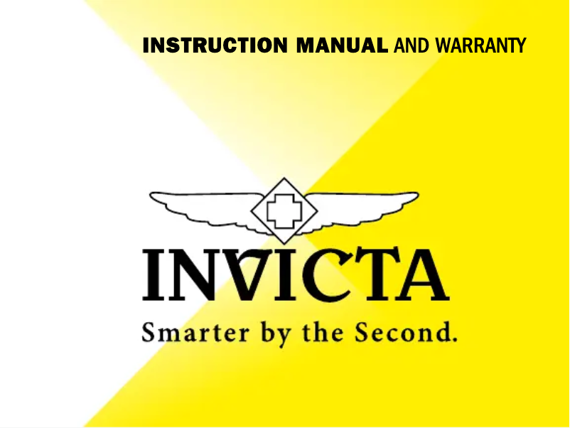 Page 1 of the manual User Manual Invicta Specialty 31311