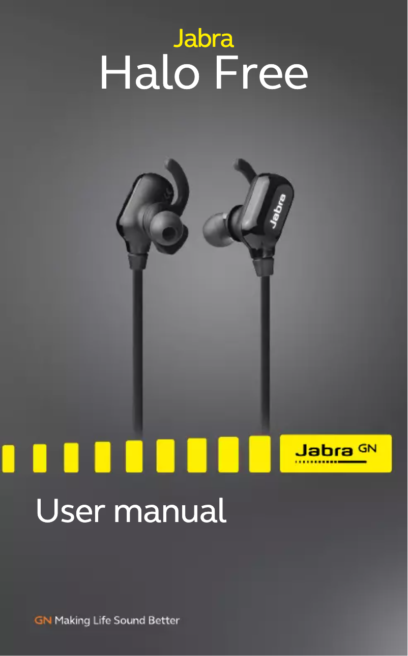 Page 1 of the manual User Manual Jabra Halo Free